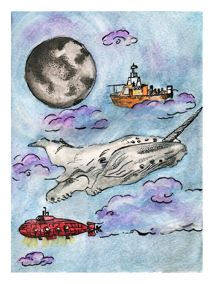 Inktober2018Day12 Whale